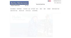 Desktop Screenshot of betty-mckenzie.com